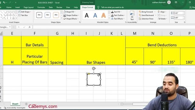 How to Create Bar Shapes In Excel | Bar Bending Schedule | Bar Shapes In Excel | By Mudassir Afraz. смотреть онлайн