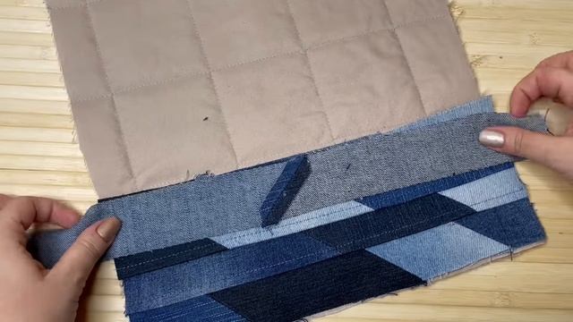 Такие размеры я ещё не шила! Но результат превосходный! Дорожная сумка DenimТакие размеры я ещё не ш смотреть онлайн