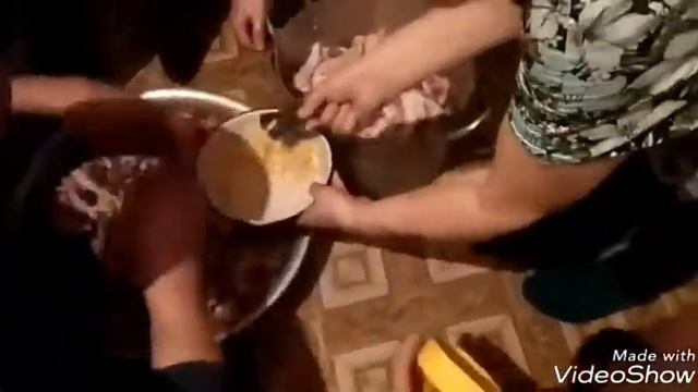 Казы. Колбаса из конины. смотреть онлайн