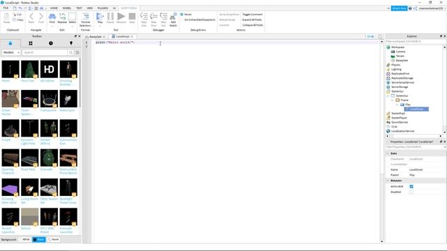 How to add a main menu in Roblox Studio смотреть онлайн