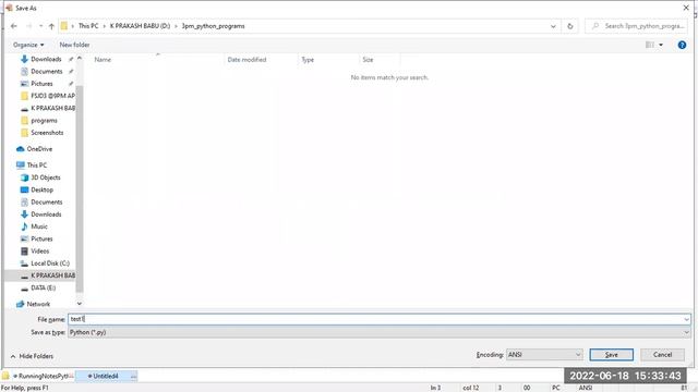 PYTHON (Fast Track) tutorials || Demo - 4 || by Mr. Prakash Babu On 18-06-2022 @3PM IST смотреть онлайн