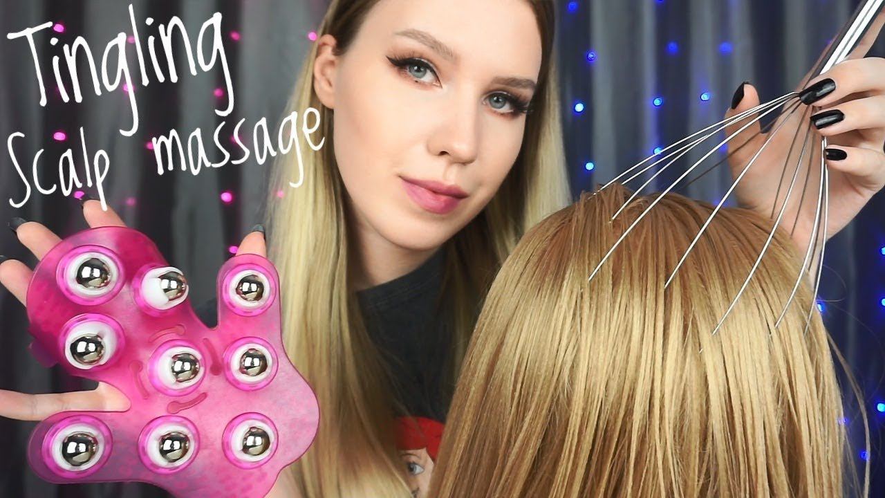 АСМР МАССАЖ ГОЛОВЫ, Звуки Волос | ASMR SCALP MASSAGE 40 Min ❣ No Talking смотреть онлайн