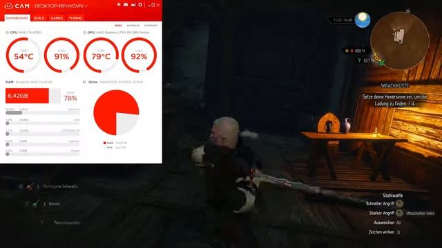 AMD FX 6350 Witcher 3 HIGH settings смотреть онлайн