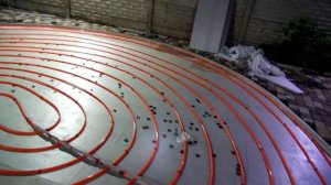 Как сделать ТЁПЛЫЙ ПОЛ под Каркасный Бассейн. Подогрев бассейна