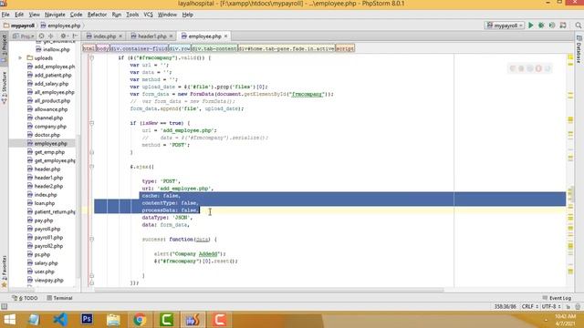 Payroll Management Using Php Mysql Ajax смотреть онлайн
