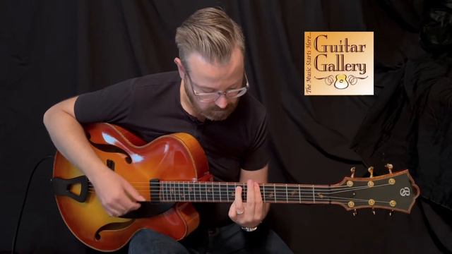 Tom Bills Sunburst Archtop Demo by Guitar Gallery смотреть онлайн