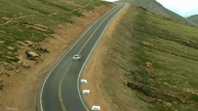 Pikes Peak Helicopter Footage Volkswagen ID R Record Run смотреть онлайн