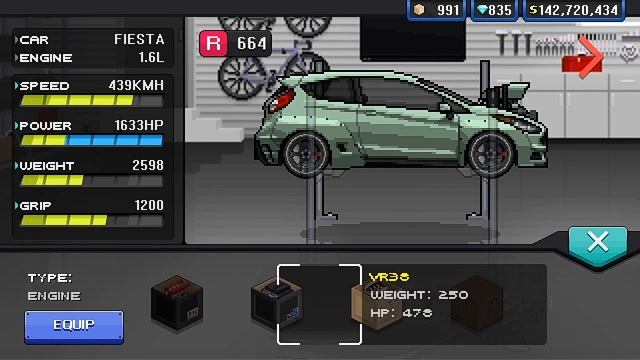 Fastest Engine tunes -Pixel Car Racer- смотреть онлайн