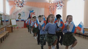 Праздничное перестроение на 23 февраля