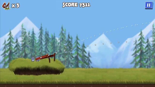 Lemmings Launch: Grizzy and the Lemmings Game - Hitting All 3 Stars - Full GamePlay смотреть онлайн
