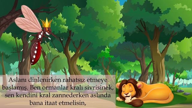 Турецкие сказки. Sivrisinek ve Aslan Masalı. Комар и Лев смотреть онлайн