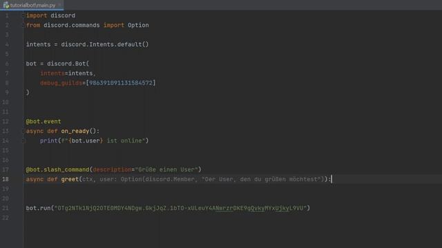 Discord Bot mit Python programmieren | Part 3: Slash Commands | Pycord Tutorial Deutsch смотреть онлайн