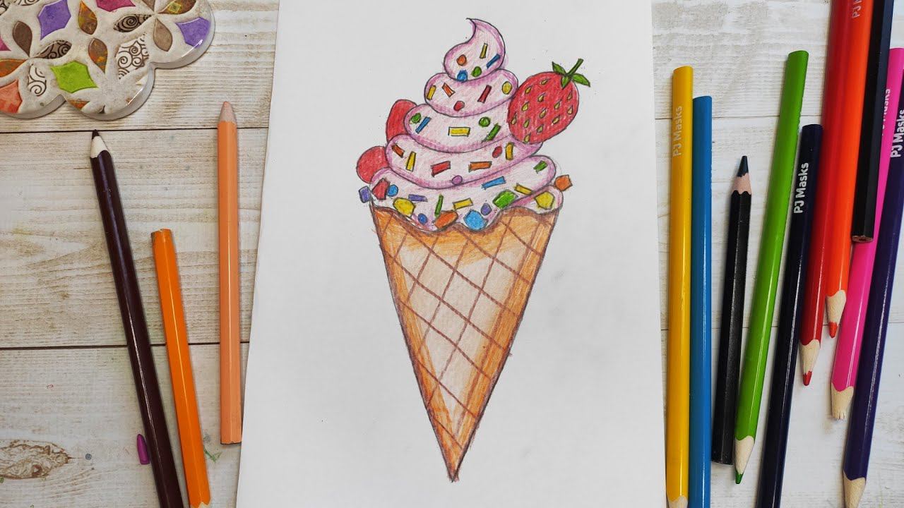 Рисуем мороженое
