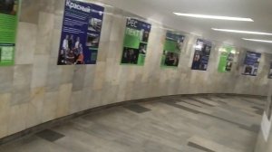 Новосибирский метрополитен, переход, музыканты в переходе, станции Красный Проспект и Сибирская