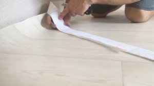 Настил линолеума на линолеум и примыкание к мебели