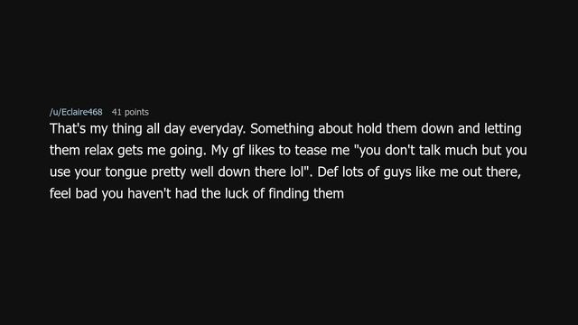 Do men really like giving oral pleasure to women? смотреть онлайн