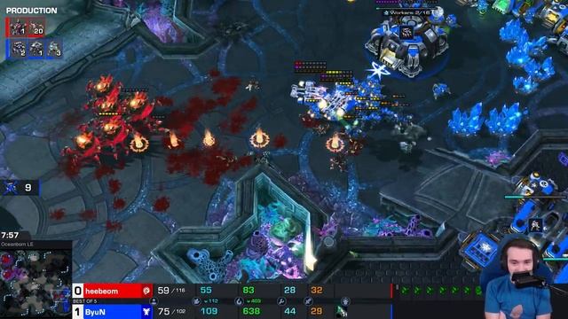 ByuN makes Terran look overpowered. StarCraft 2 (new patch) смотреть онлайн