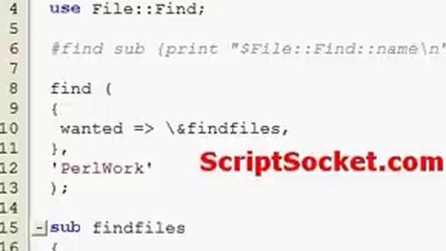 Perl Tutorial 66 - File::Find - Find Files & Directories смотреть онлайн