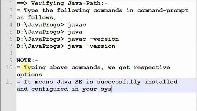 Verifying Java Path in Windows OS смотреть онлайн
