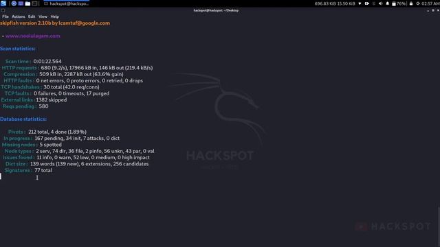 Kali Linux Tools (All) : Episode 43 | Web Application Analysis | Web Vuln scanner | skipfish | Tami смотреть онлайн
