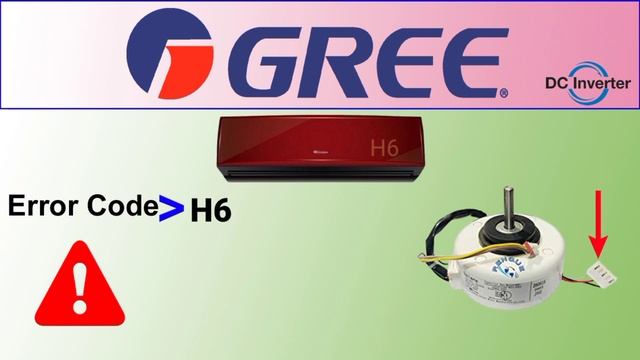 Gree Dc Inverter Air Conditioner H6 Error Code Fault And Solution || World Technicians