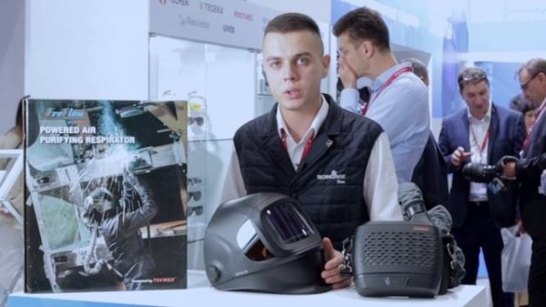 Маска Tecmen TM 1000 с блоком принудительной подачи воздуха PAPR. «Техноавиа» на ВНОТ 2022