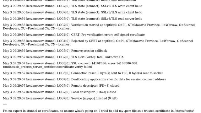 Self-signed certificate with stunnel on linux смотреть онлайн