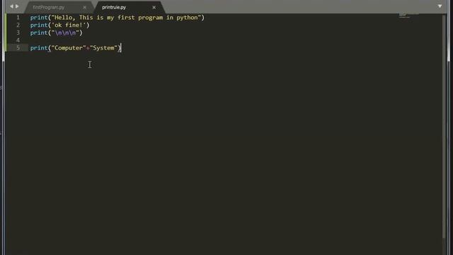 Python print rule смотреть онлайн
