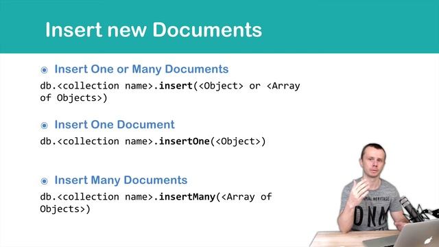 MongoDB CRUD Operations: 04 Insert Methods Overview смотреть онлайн
