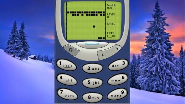 Классический Nokia Год 1997. Игра Wall Destroyer. смотреть онлайн