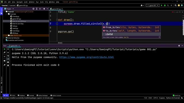 How to install pygame zero in pycharm and create a game!!! смотреть онлайн