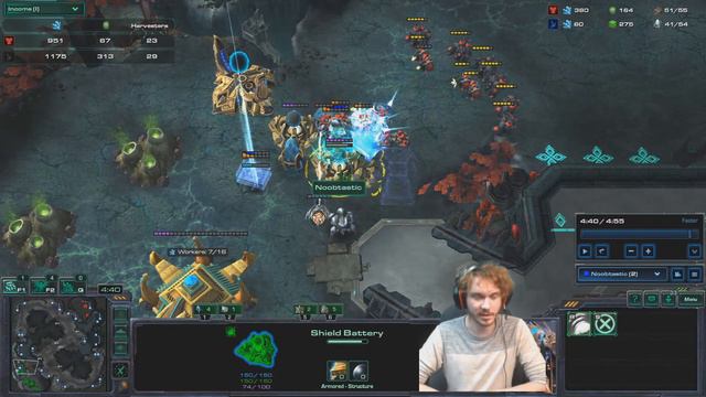 Shutting down 3-rax stim timings as Protoss - Diamond level - Noobtastic vs Garbageman смотреть онлайн