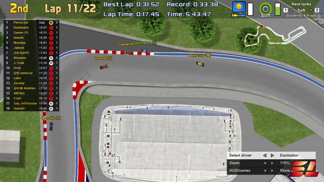Sunday League X | Round 8: Russian Grand Prix [Ultimate Racing 2D 2] смотреть онлайн