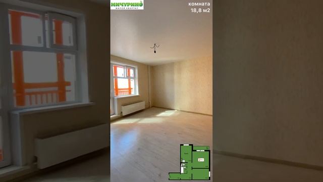 Видеообзор 2комн квартиры S 60,9. ЖК "МИЧУРИНО", дом 1.1, 1.2 смотреть онлайн