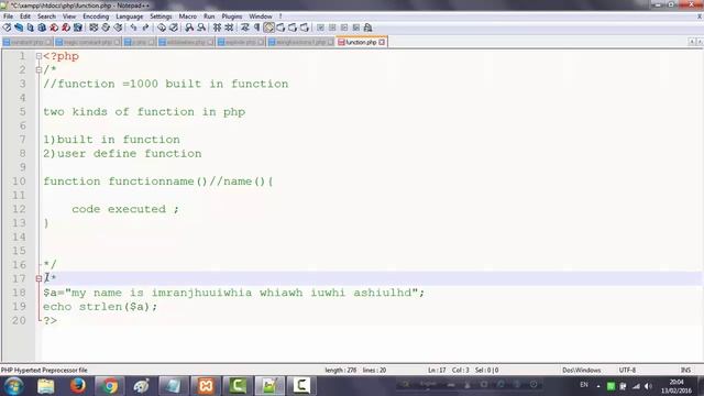PHP Bangla Tutorial Part 24 (PHP Functions) смотреть онлайн