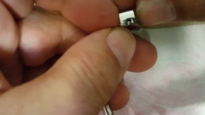 Клипса и кожаный ремешок как застегнуть и расстегнуть. (из Китая)