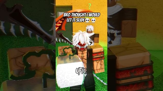 Bro thought i would let it slide.. (Blox Fruits) смотреть онлайн