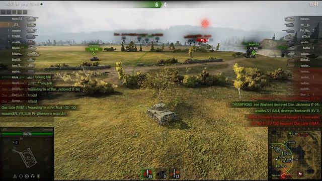 World of tanks - QuickPlay (4x) - Cromwell tank - i3 6100 - HD 530 смотреть онлайн