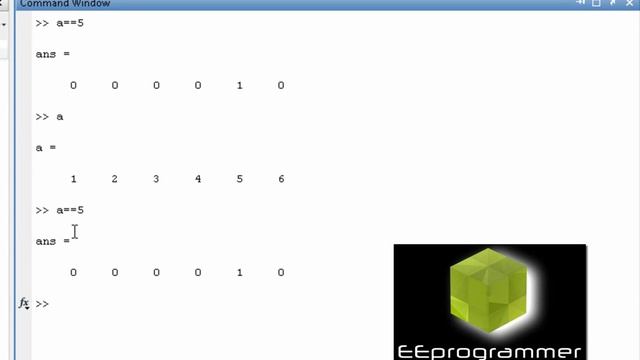 MATLAB tutorial : count the number of elements of a given value in a matrix смотреть онлайн