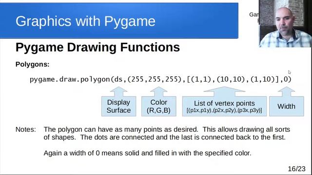 ETGG1801 - Class 8 - Graphics with Pygame смотреть онлайн