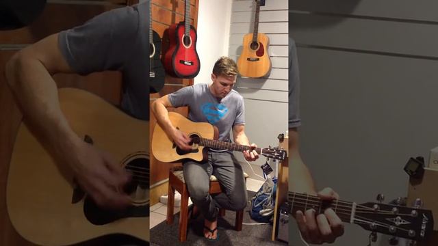 Alvarez AD30CE Semi Acoustic Guitar смотреть онлайн