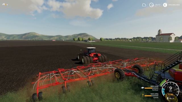 Farming Simulator 19 - VERSATILE 500 Powerful Big Tractor смотреть онлайн