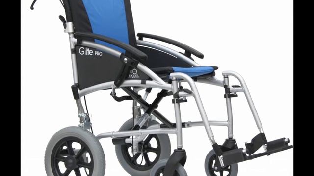 Excel G lite Pro Lightweight Transit Wheelchair смотреть онлайн
