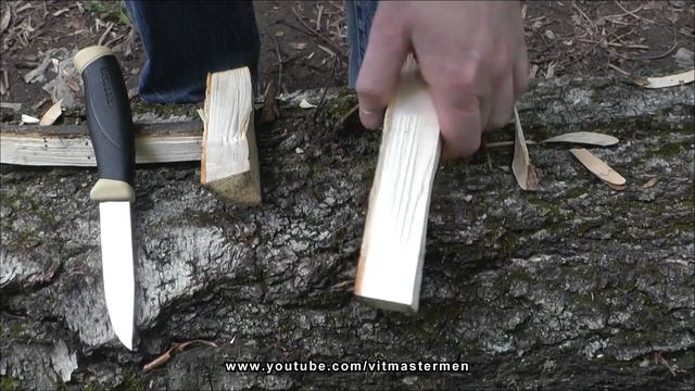 Нож MORA Bushcraft Survival Black против ножа Mora Companion MG Desert.