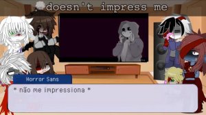 Horrortale reage a Dust Sans  || Horrortale || Au’s || Gacha club || 🇧🇷🇺🇸