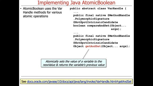 Implementing Java AtomicBoolean смотреть онлайн