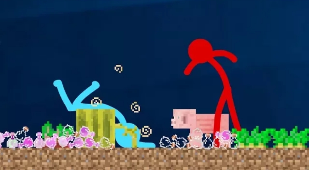 [ПЕРЕЗАЛИВ] Potions - Animation vs. Minecraft Shorts Ep. 4. смотреть онлайн