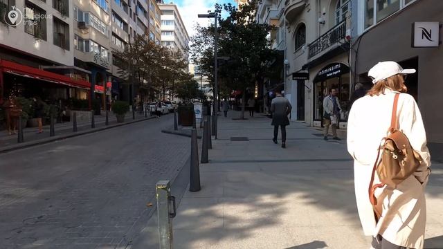 Istanbul Turkey Walking Tour | Around Nisantasi District | 4k UHD | 2 October 2021 | смотреть онлайн
