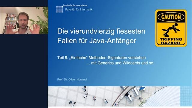 Methoden-Signaturen (mit Generics und Wildcards) verstehen (Teil 8 d. 44 fiesesten Java-Fallen) смотреть онлайн