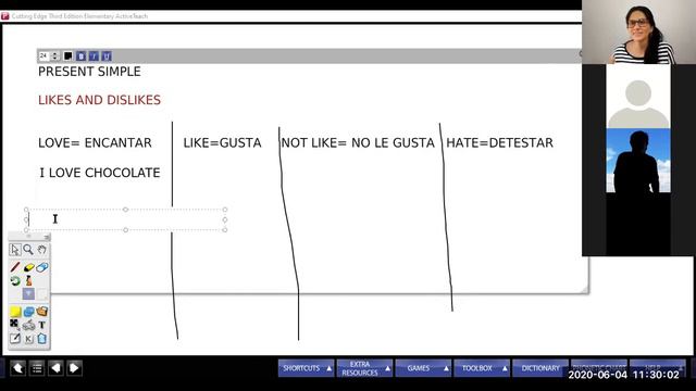Present simple Interrogative form- likes and dislikes- English J1 (June 4th) смотреть онлайн